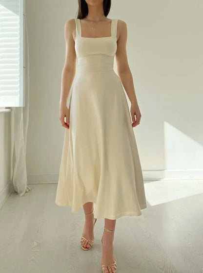 Heidi - Mode | Audrey Midi Kleid Wendbar Aus Organischem Bambus Mit Taschen - Livezo