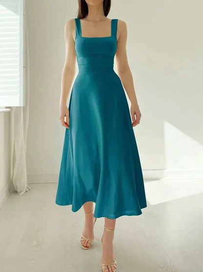 Heidi - Mode | Audrey Midi Kleid Wendbar Aus Organischem Bambus Mit Taschen - Livezo