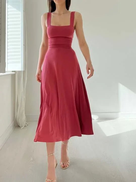 Heidi - Mode | Audrey Midi Kleid Wendbar Aus Organischem Bambus Mit Taschen - Livezo