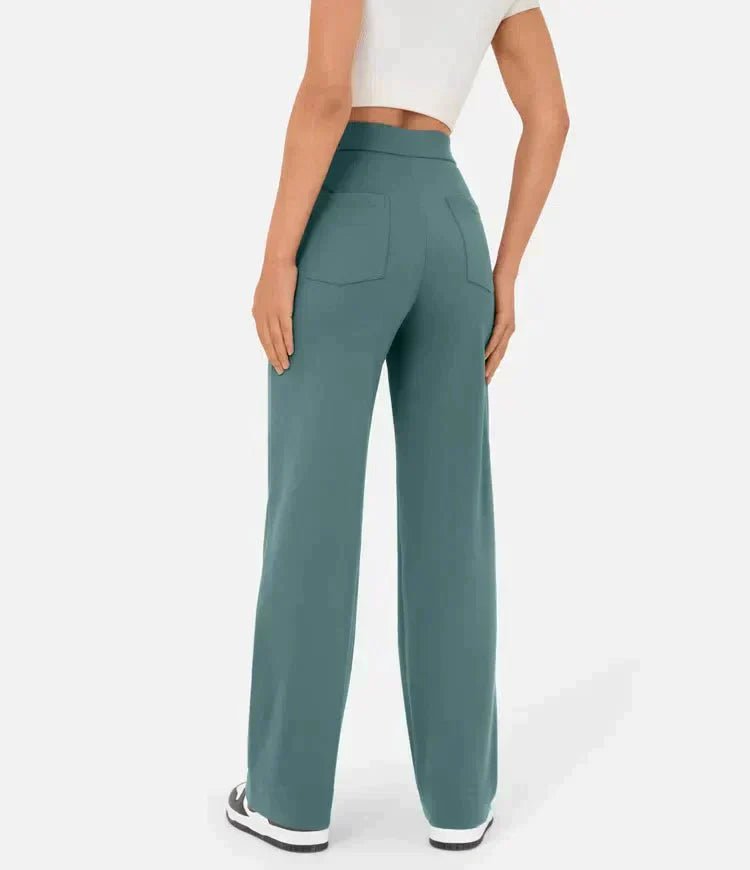 Helene - Elastische Freizeithose mit hoher Taille - Livezo