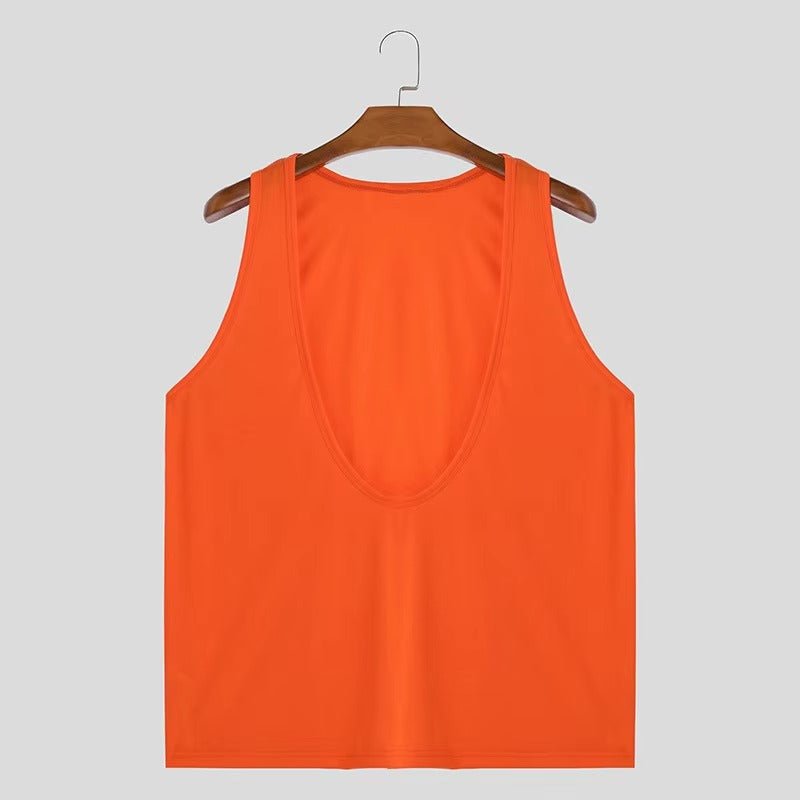 Herren Tanktop mit tiefem V - Ausschnitt - Livezo