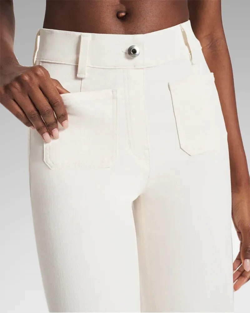 High - Waist Jeans mit weitem Bein - Livezo