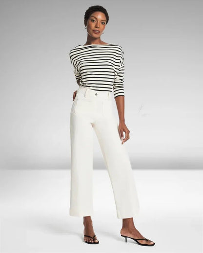High - Waist Jeans mit weitem Bein - Livezo