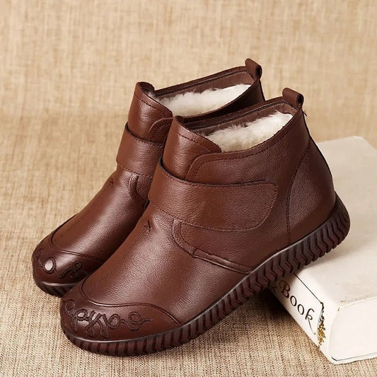 Hilde - Wasserdichte Stiefeletten mit Fellfutter - Livezo