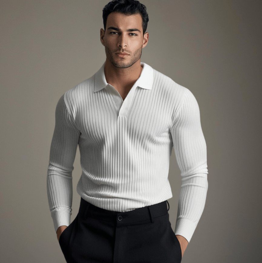 Hudson Hemd Elegantes offenes Kragenhemd | Elegantes offenes Kragenhemd - Livezo