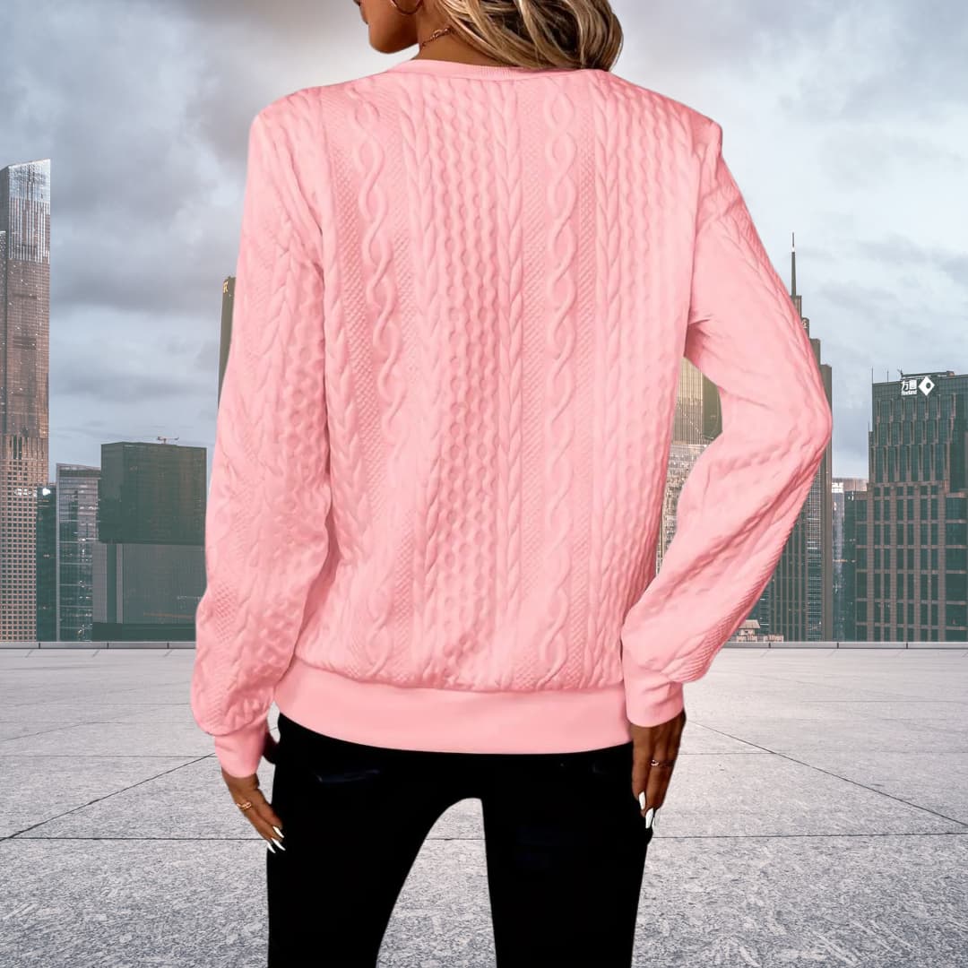 Iris - Stilvoller Strickpullover - Livezo