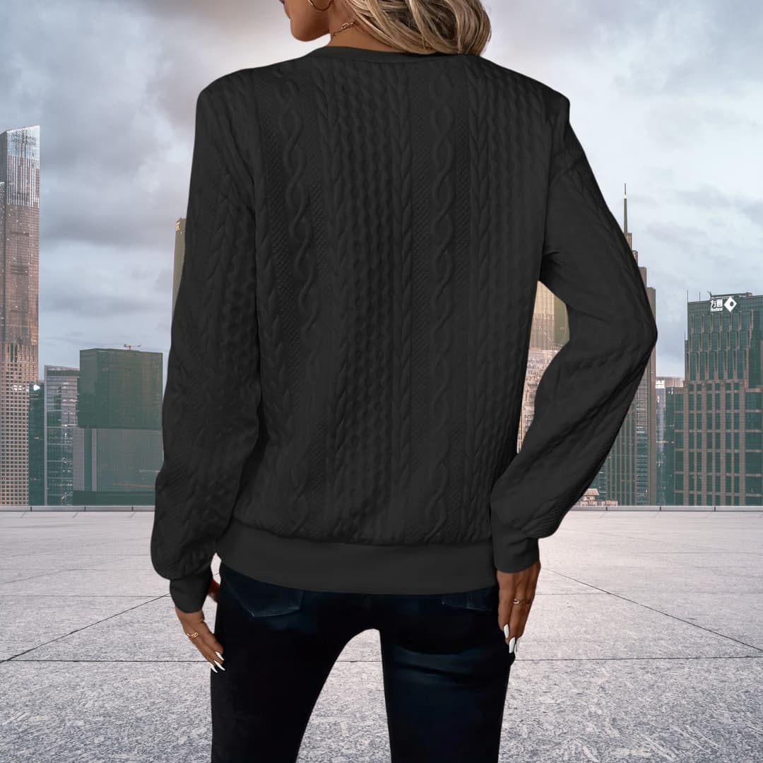 Iris - Stilvoller Strickpullover - Livezo