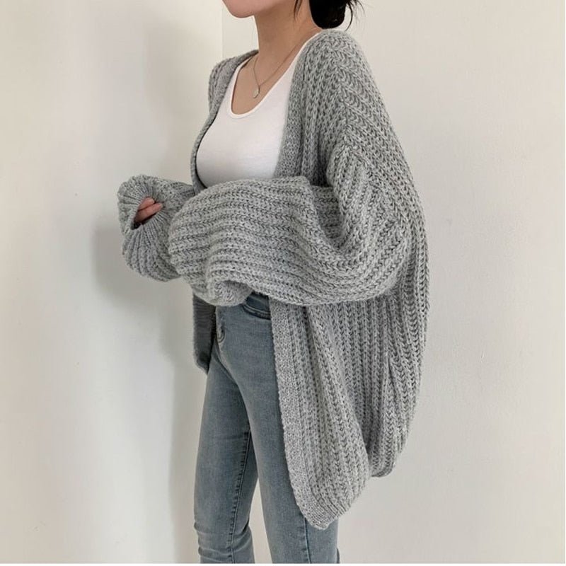 Irmgard - Handgestrickte Weste in Übergröße - Livezo