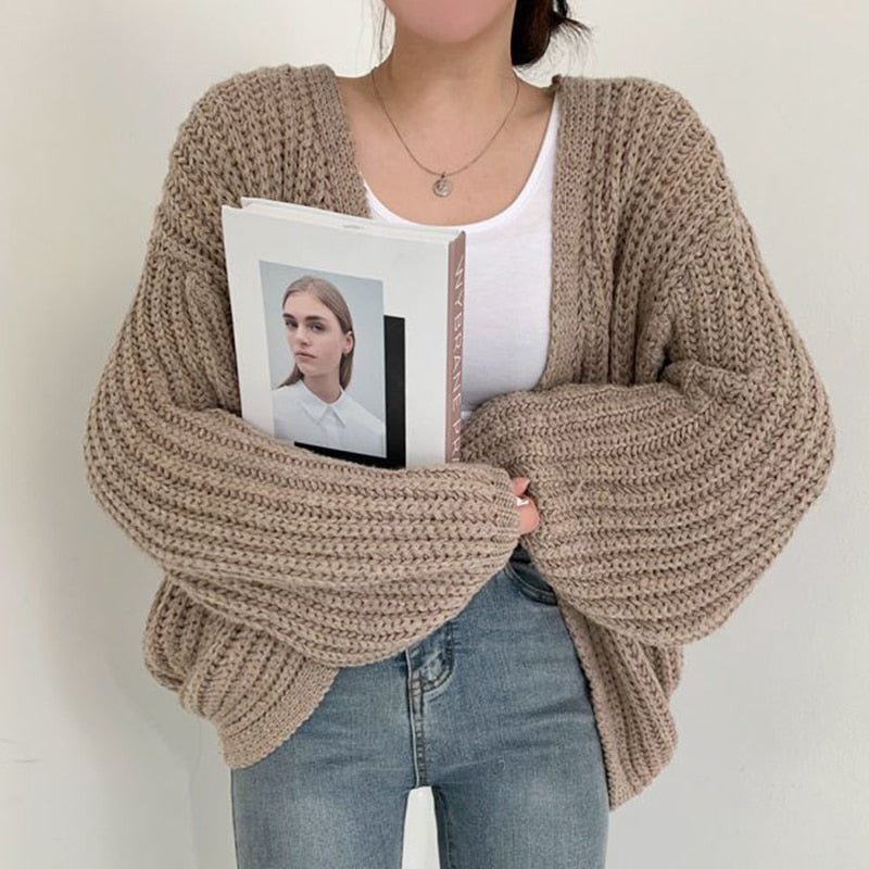Irmgard - Handgestrickte Weste in Übergröße - Livezo