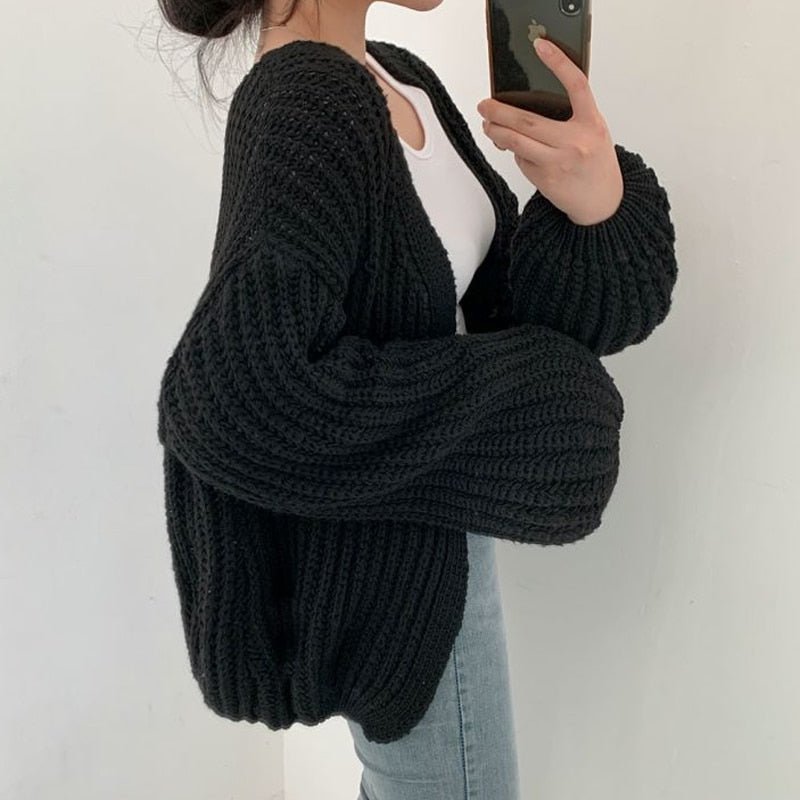 Irmgard - Handgestrickte Weste in Übergröße - Livezo