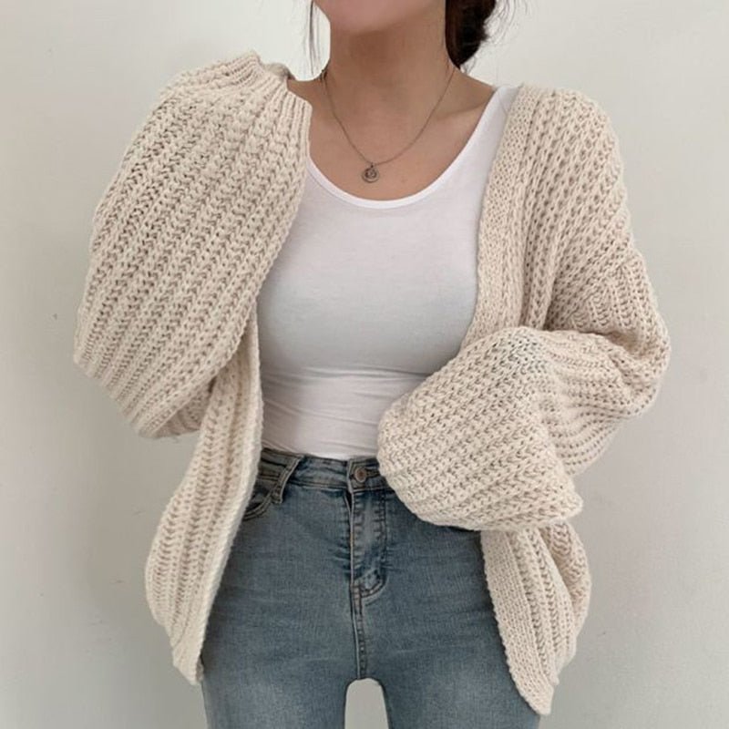 Irmgard - Handgestrickte Weste in Übergröße - Livezo