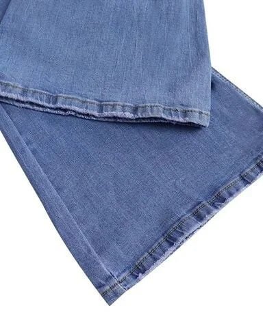 Ivona | Denim - Hose mit hoher Taille - Livezo