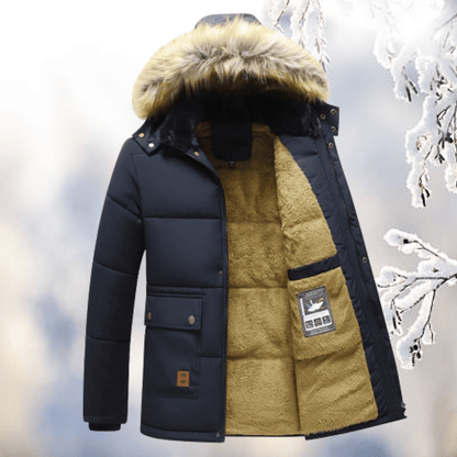 Jakob | Herren Parka mit Fellkapuze | Winddicht - Livezo