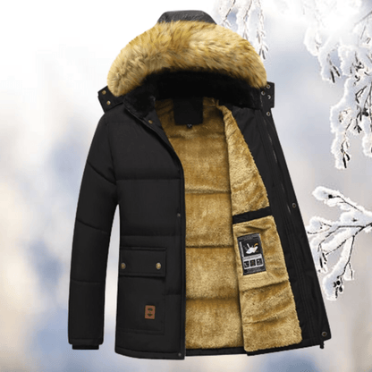 Jakob | Herren Parka mit Fellkapuze | Winddicht - Livezo