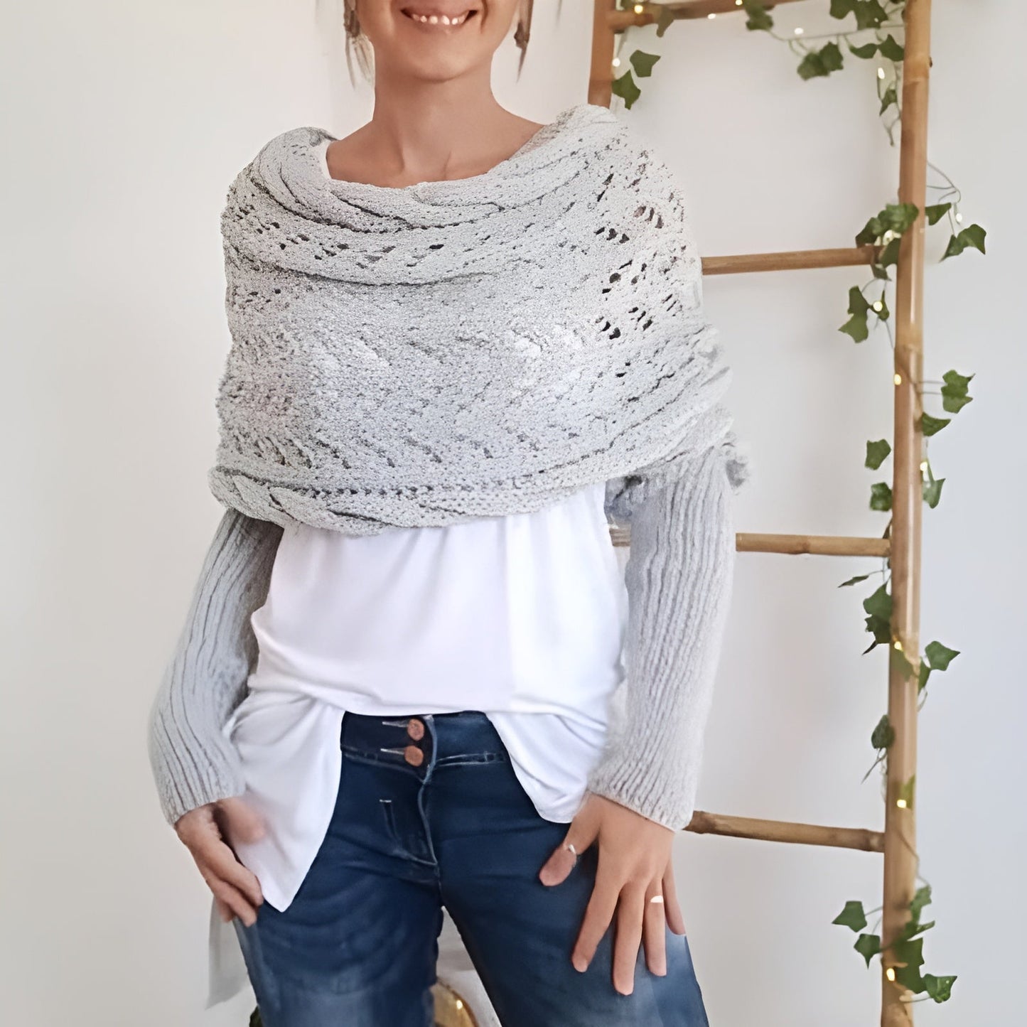 Janina - Modischer Strickbolero für stilvolle Damen! - Livezo
