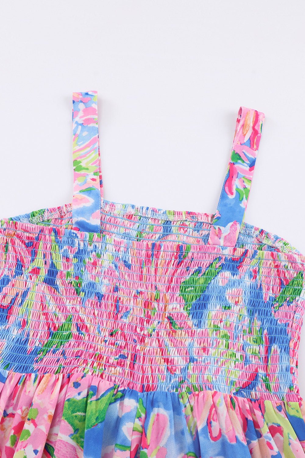 Jumpsuit mit eckigem Ausschnitt, Blumenstickerei und Taschen - Livezo