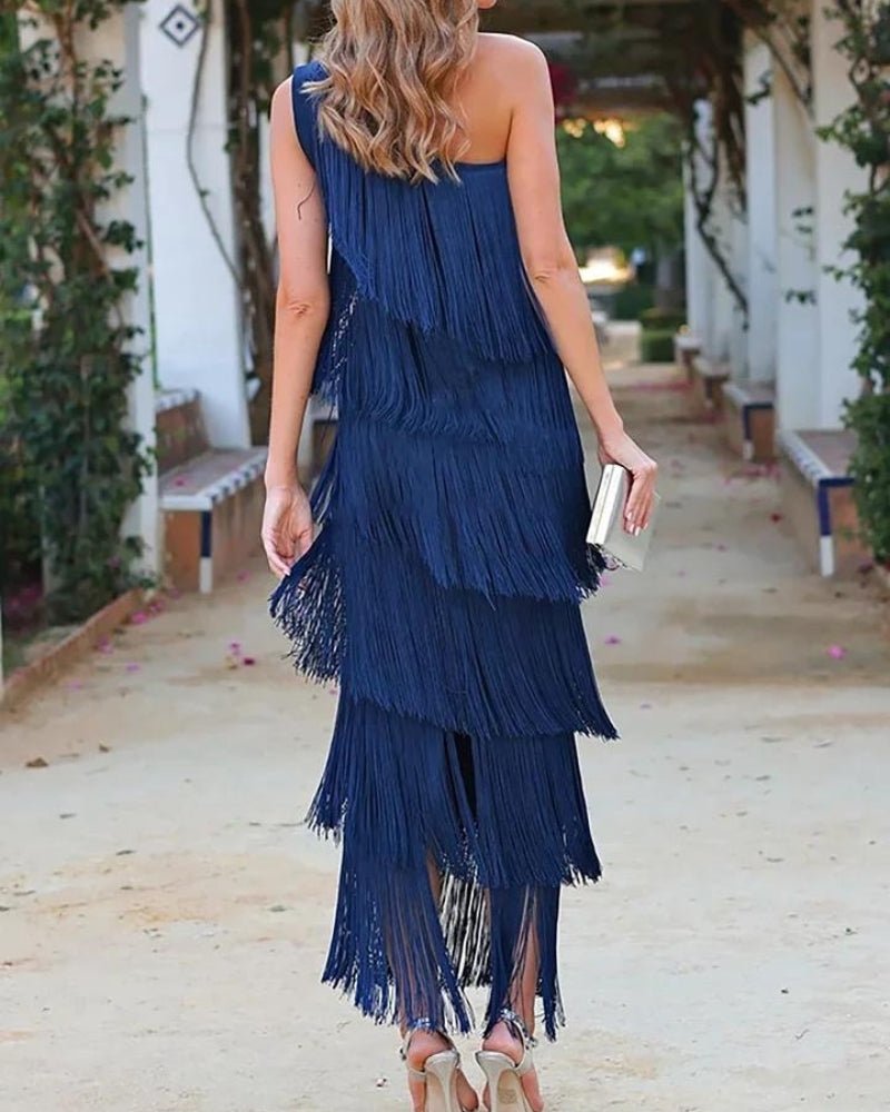 Karen - Kleid mit Fransen - Livezo