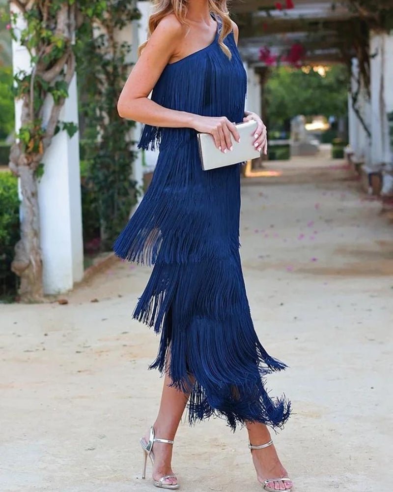 Karen - Kleid mit Fransen - Livezo