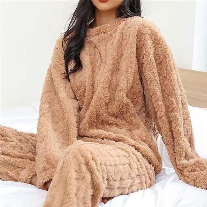 Karmela - Fleece - Pyjama - Set für Damen - Livezo