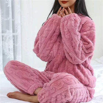 Karmela - Fleece - Pyjama - Set für Damen - Livezo
