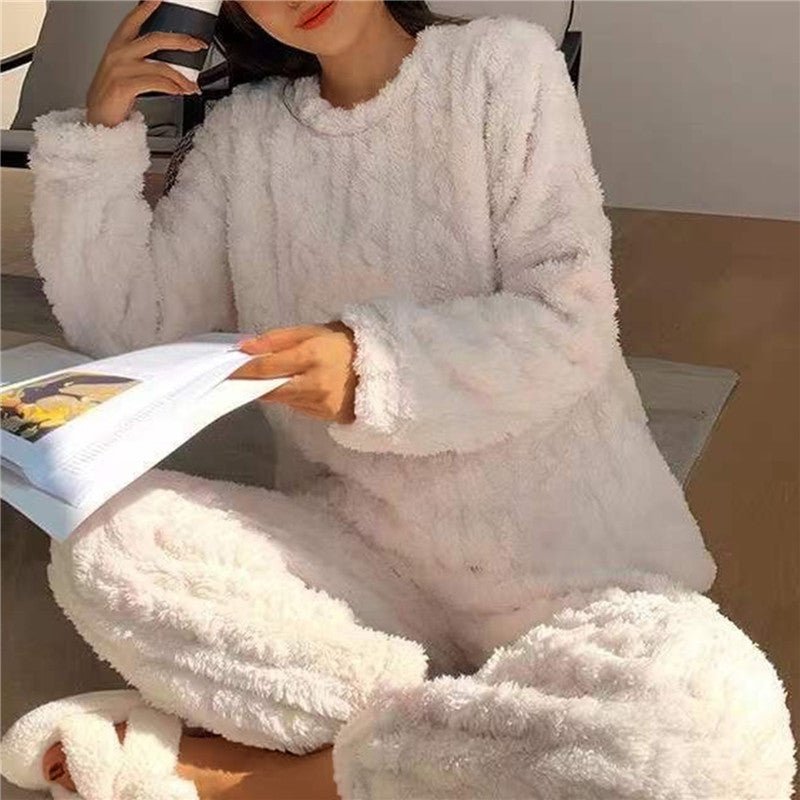Karmela - Fleece - Pyjama - Set für Damen - Livezo