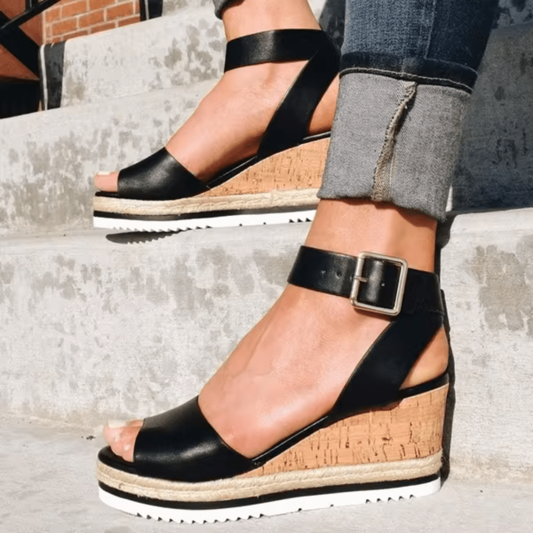 Keilsandalen für Damen Schick Bequeme Sommerschuhe - Livezo