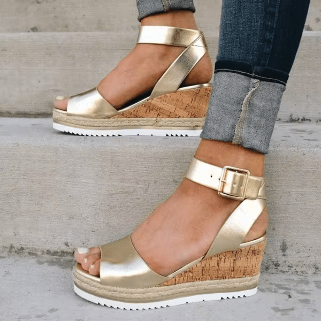 Keilsandalen für Damen Schick Bequeme Sommerschuhe - Livezo