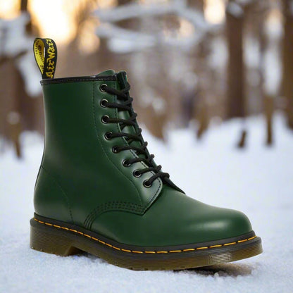 Klassische elegante Schnürstiefel aus Leder - Livezo