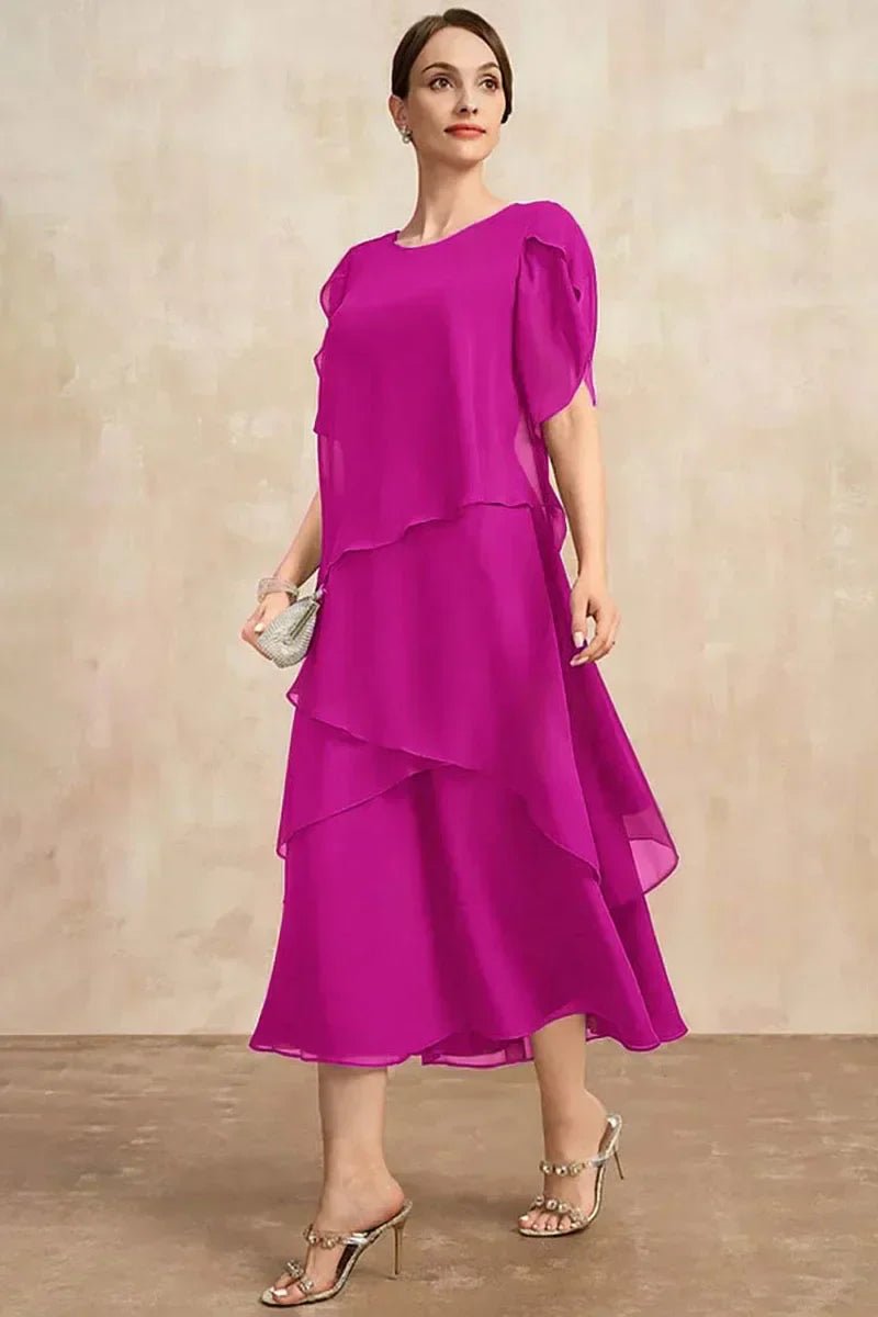 Klassisches Chiffonkleid - Livezo