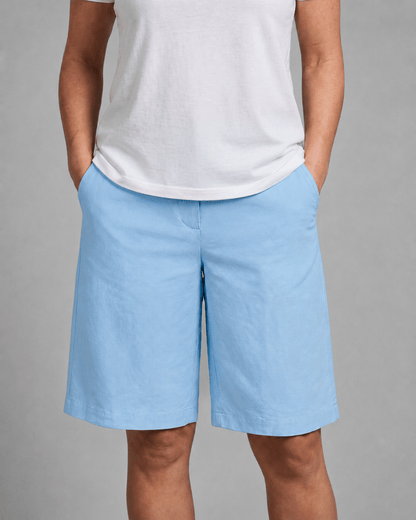 Knee-Length Woven Relaxed Fit Shorts - Harren Cole