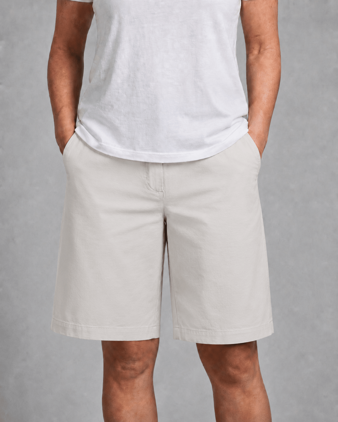 Knee-Length Woven Relaxed Fit Shorts - Harren Cole