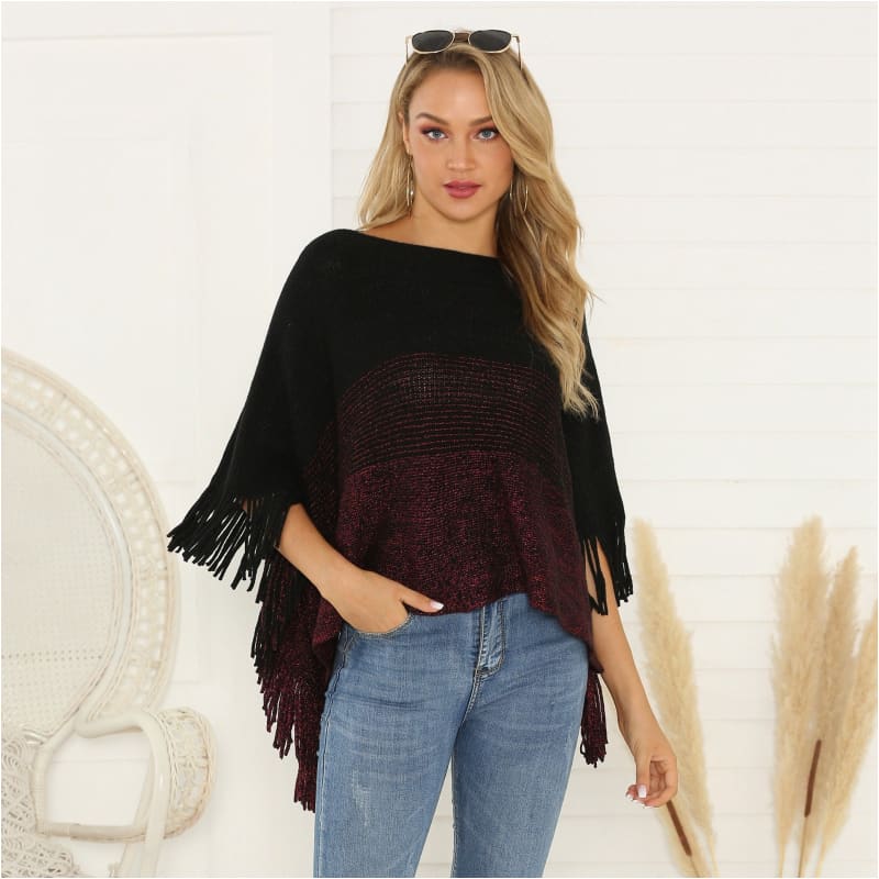 Knit Poncho - Kuschle dich stilvoll ein - Livezo