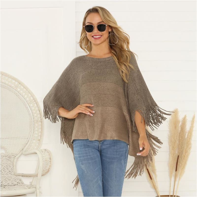 Knit Poncho - Kuschle dich stilvoll ein - Livezo