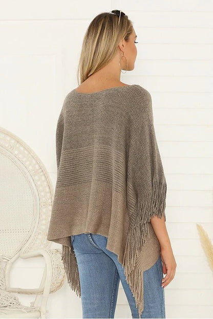 Knit Poncho - Kuschle dich stilvoll ein - Livezo