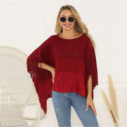Knit Poncho - Kuschle dich stilvoll ein - Livezo