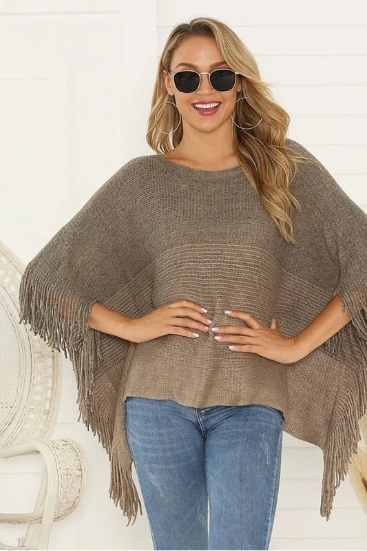 Knit Poncho - Kuschle dich stilvoll ein - Livezo