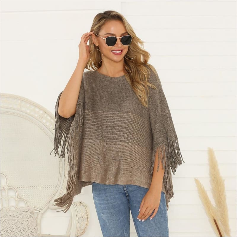 Knit Poncho - Kuschle dich stilvoll ein - Livezo