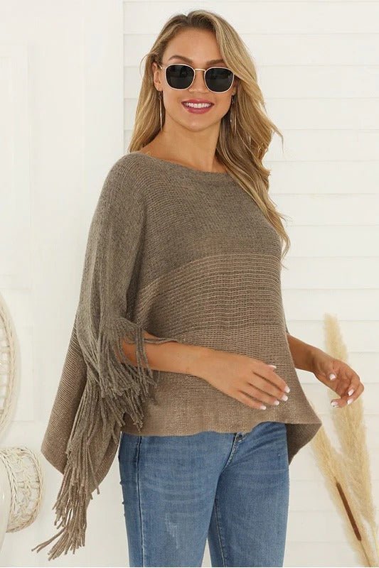 Knit Poncho - Kuschle dich stilvoll ein - Livezo