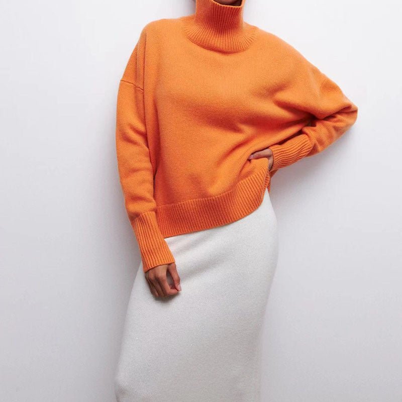 Komina | Feiner Pullover mit Rollkragen, Lässig und Elegant - Livezo