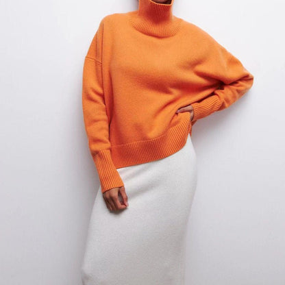 Komina | Feiner Pullover mit Rollkragen, Lässig und Elegant - Livezo