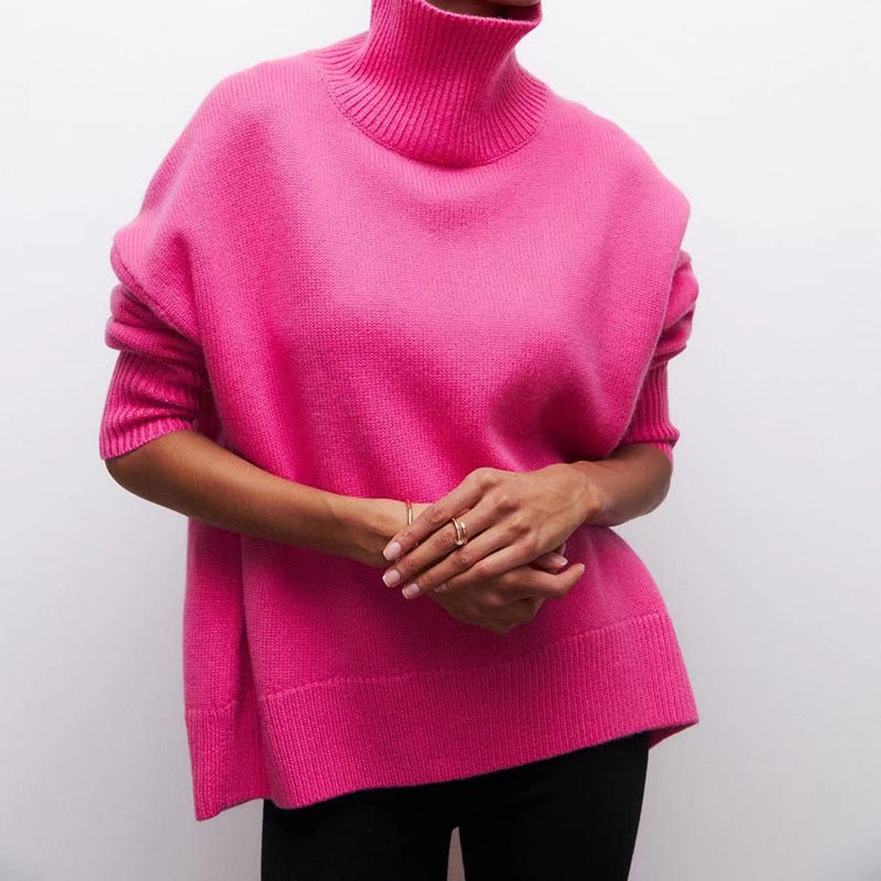 Komina | Feiner Pullover mit Rollkragen, Lässig und Elegant - Livezo