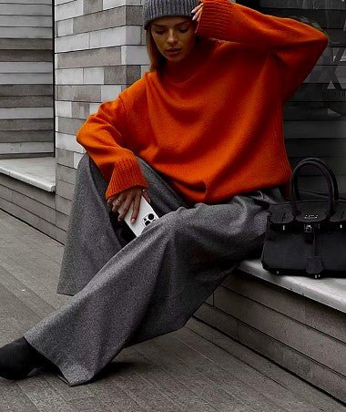 Komina | Feiner Pullover mit Rollkragen, Lässig und Elegant - Livezo