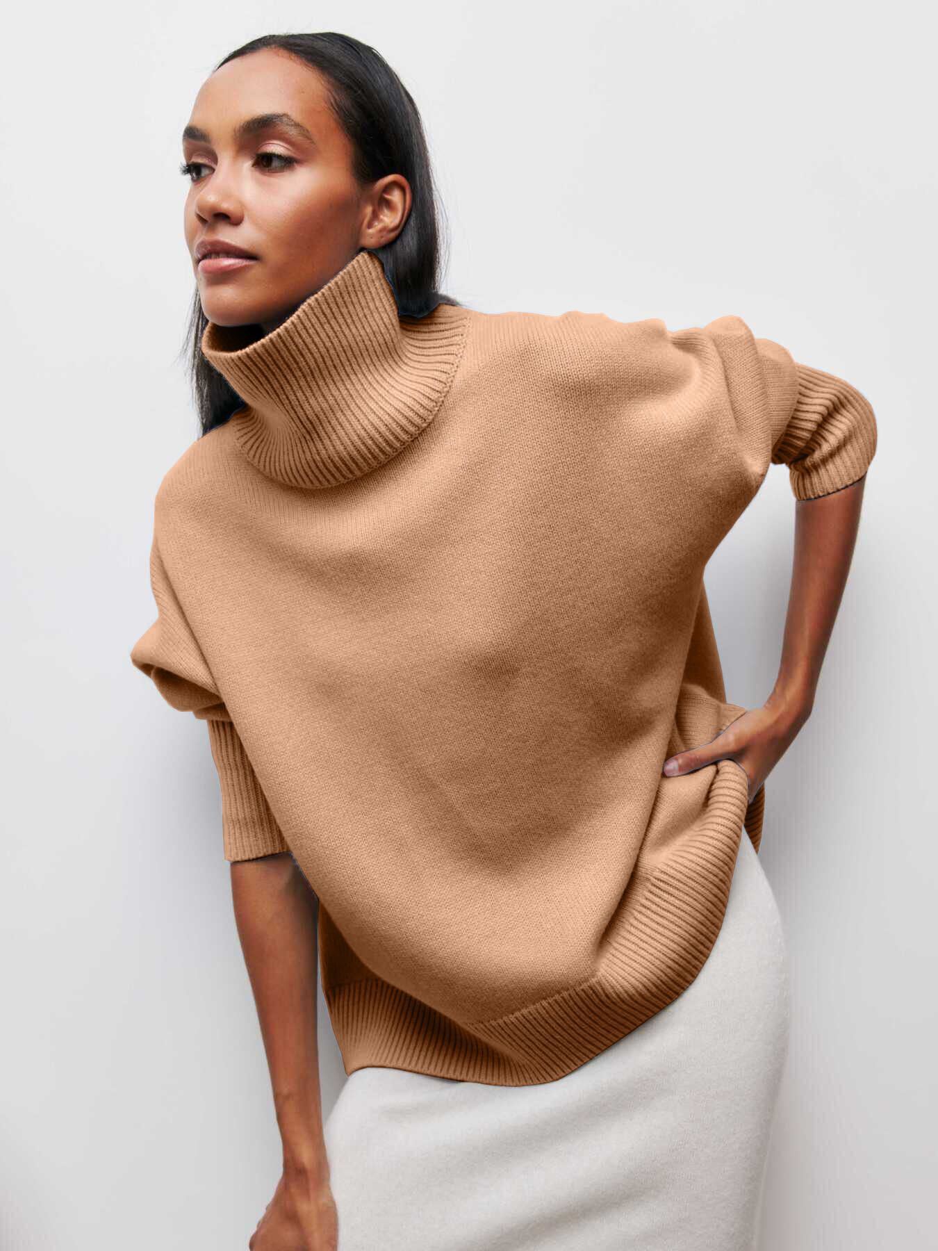 Komina | Feiner Pullover mit Rollkragen, Lässig und Elegant - Livezo
