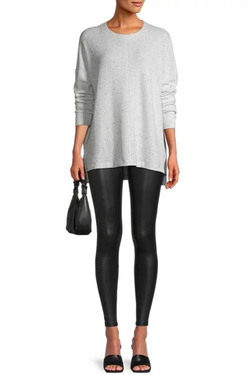 Kraftvoll & Schmeichelhaft | High - Waist Leggings im Leder - Look - Livezo