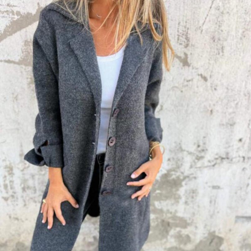 Kristina - Eleganter Strickcardigan mit Knöpfen - Livezo