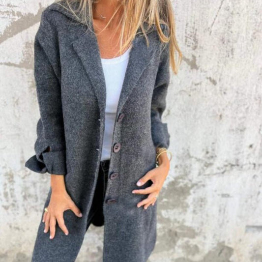 Kristina - Eleganter Strickcardigan mit Knöpfen - Livezo