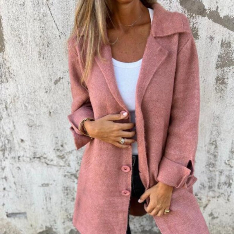 Kristina - Eleganter Strickcardigan mit Knöpfen - Livezo