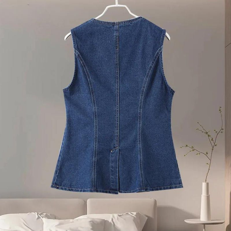 Lässiges zweiteiliges Denim - Set für mühelosen Stil - Livezo