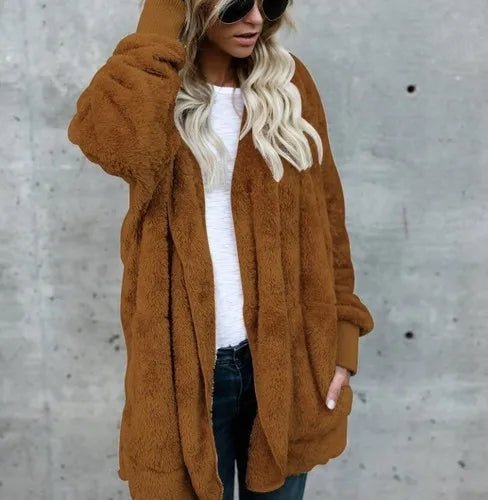 Laura - Herbst Winter Double Fleece Strickjacke - Livezo