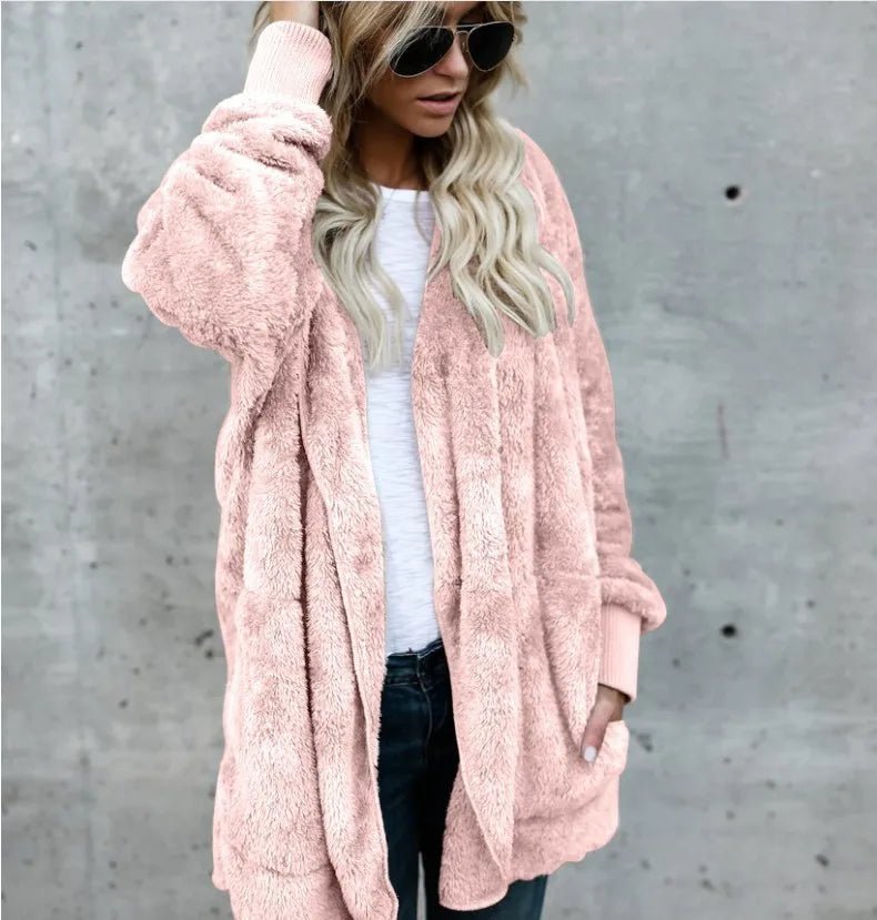 Laura - Herbst Winter Double Fleece Strickjacke - Livezo